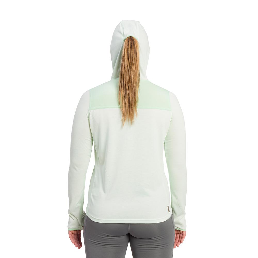 Grundens Shorebreak Hoodie Women's in Ambrosia Pastel Green